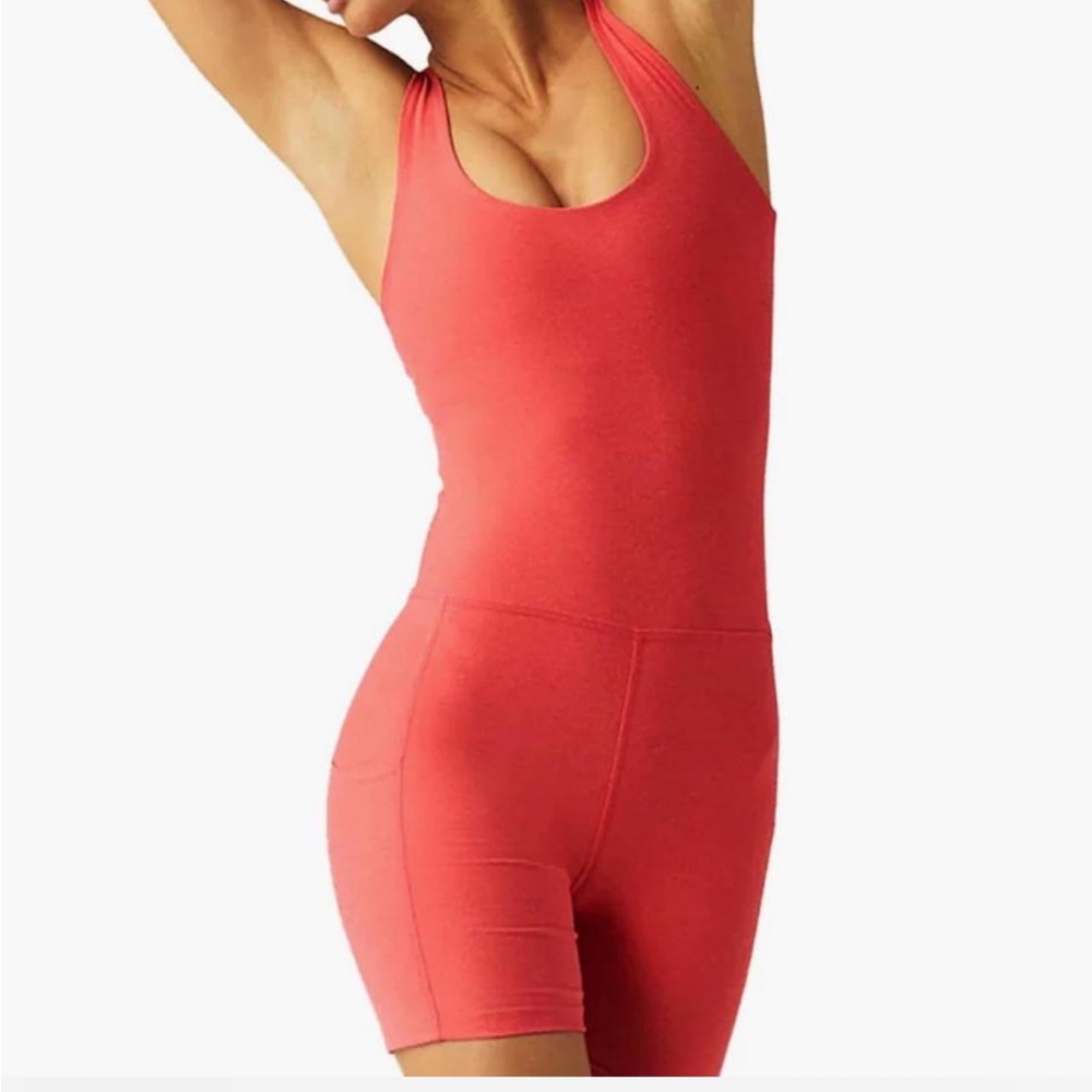 Beyond yoga Spacedye Get Up And Go Pocket Biker Jumpsuit S
